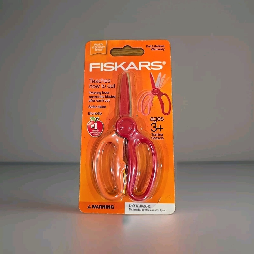 Fiskars Age‎ 3+ Pre School Training Scissors; Back To School Supplies; NEW